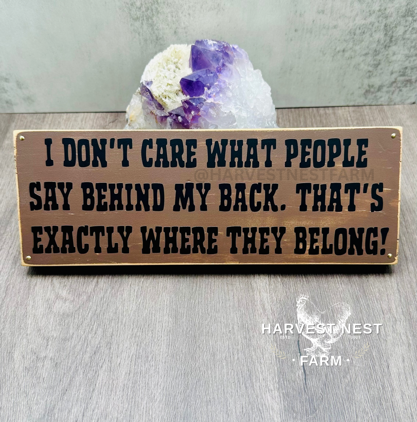 Handmade Wood Novelty Sign