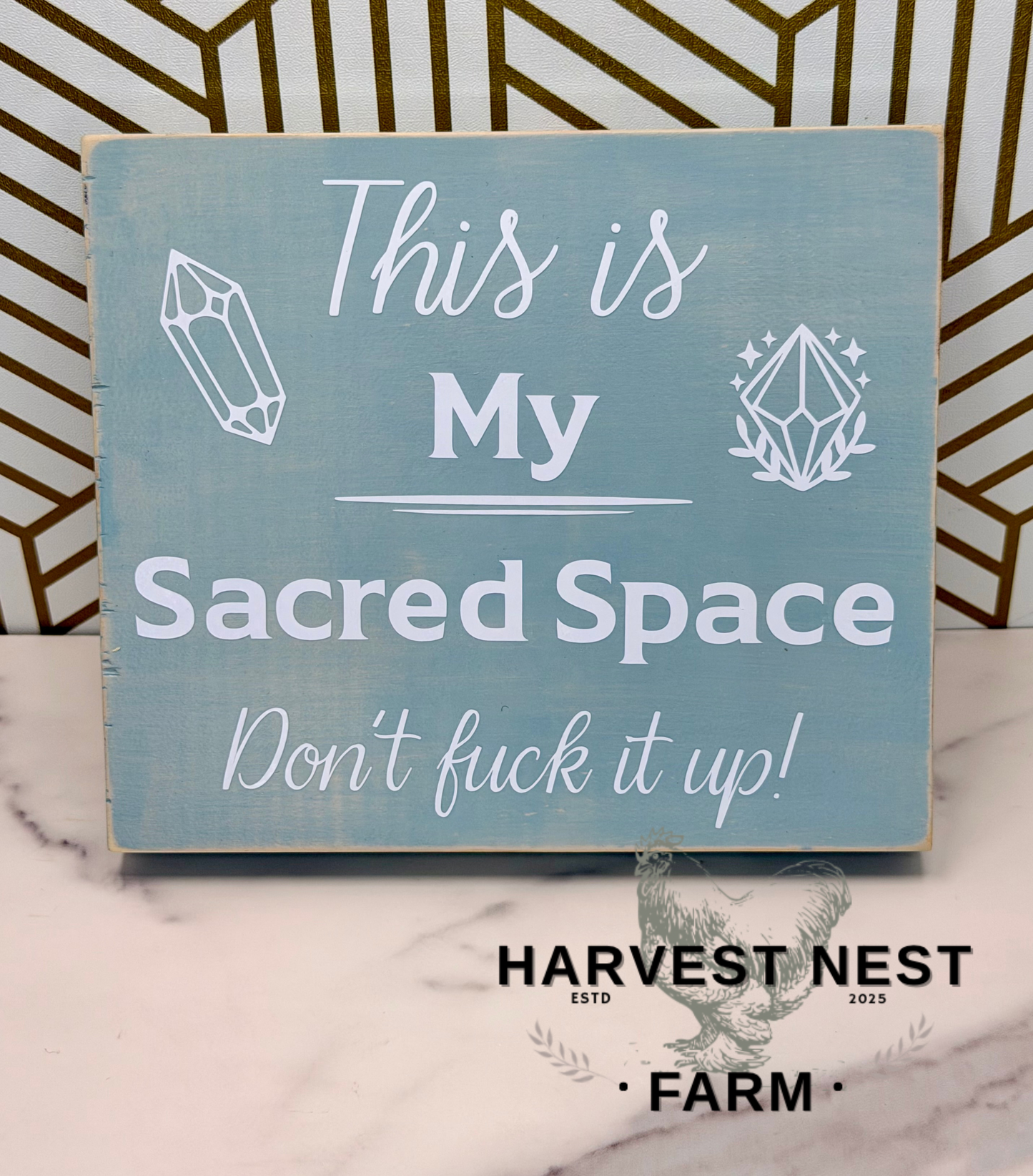 Handmade Wood Novelty Sign