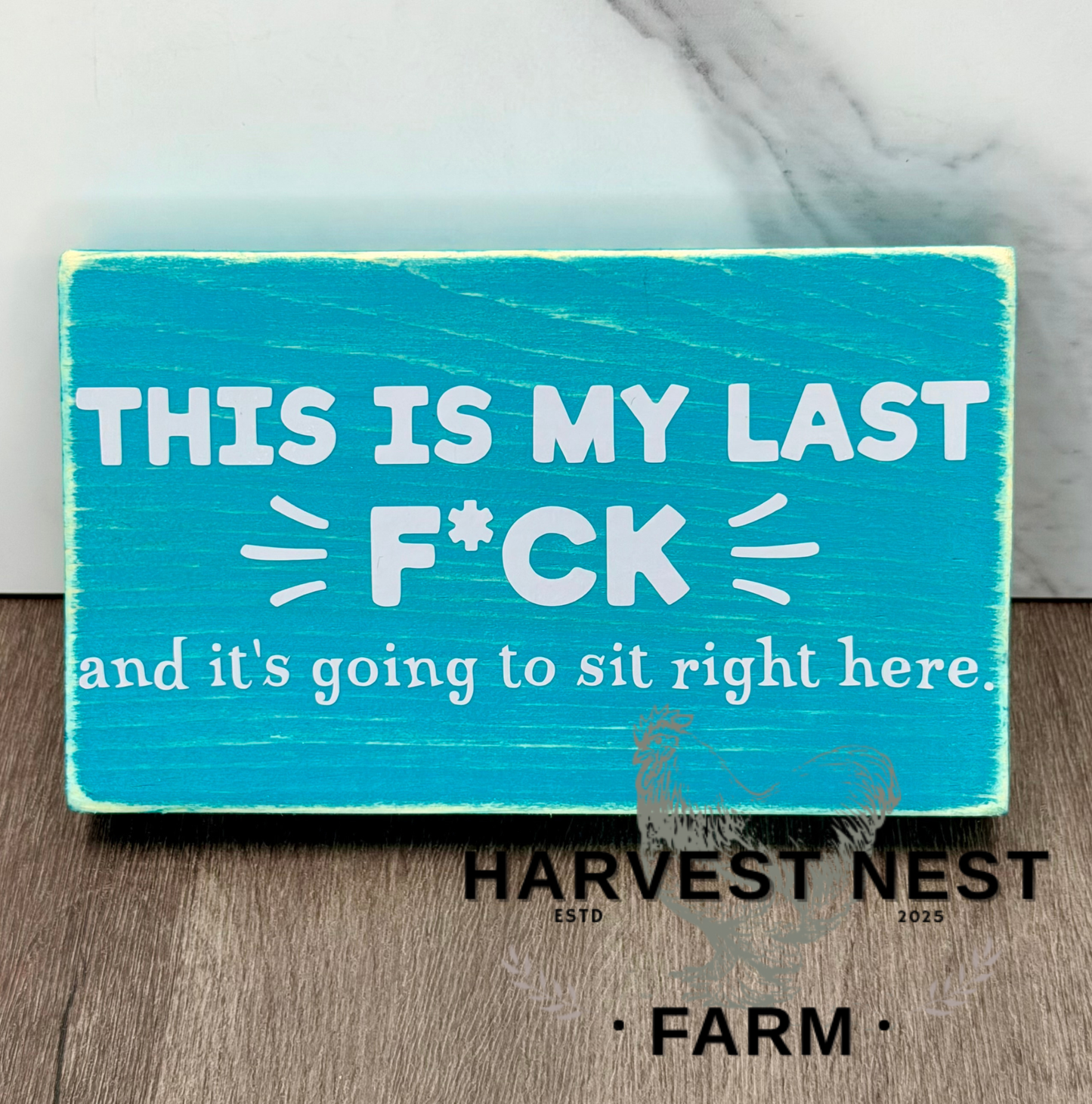 Handmade Wood Novelty Sign